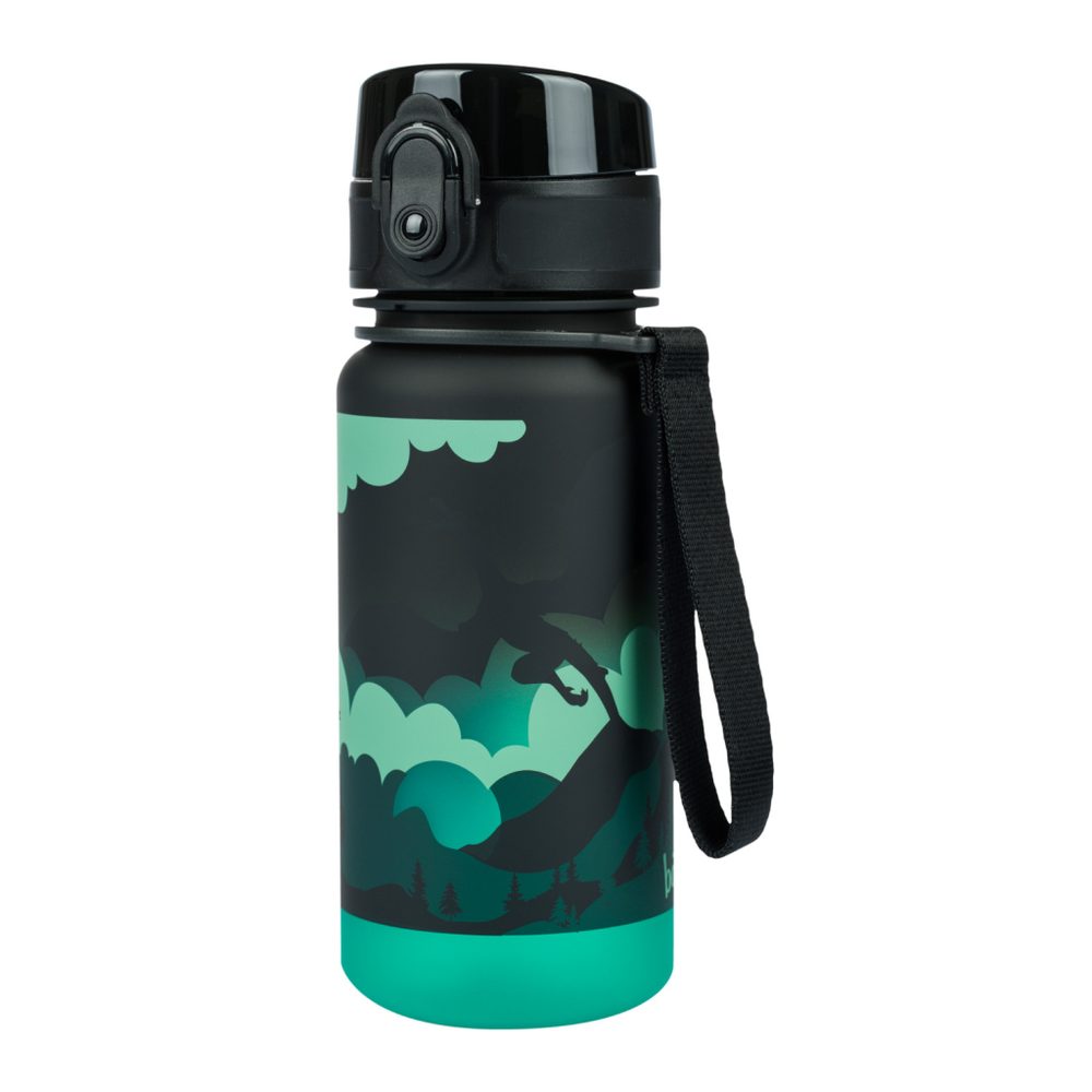 Levně BAAGL Tritanová láhev na pití Gradient Drak 350 ml