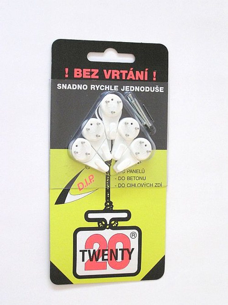 háček- 5ks TWENTY UNIVERSAL blistr