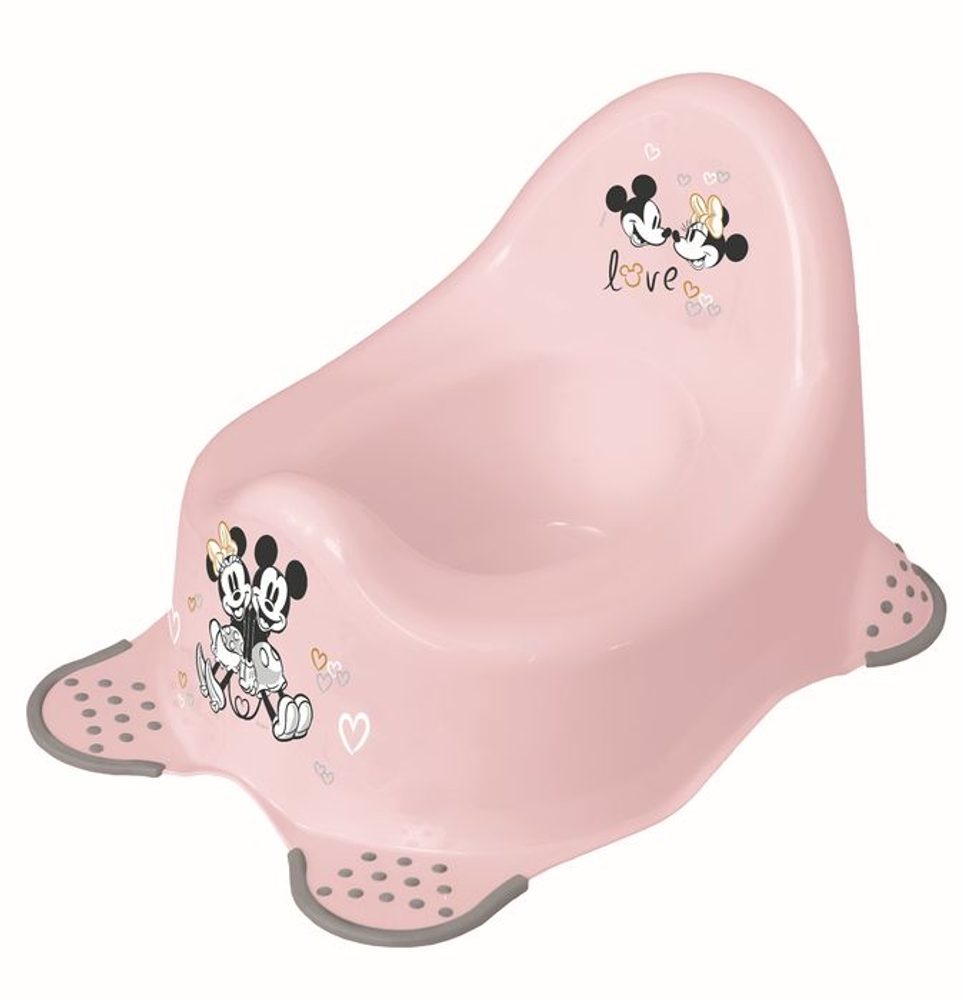 nočník 38x27x24cm sever.růžový, MINNIE, plast