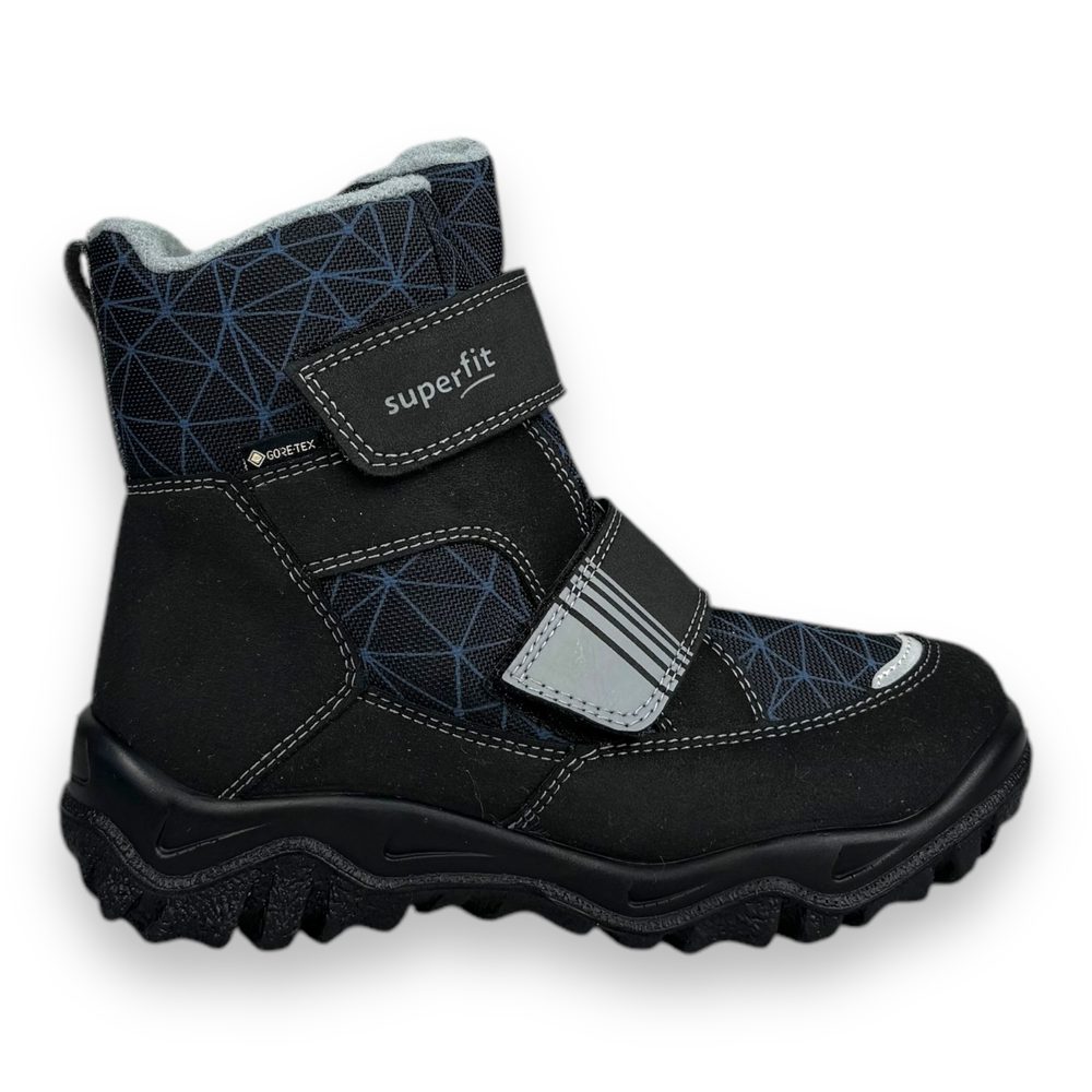 Levně Zimní boty Superfit 1-006080-0000 HUSKY SCHWARZ/HELLGRAU - 39
