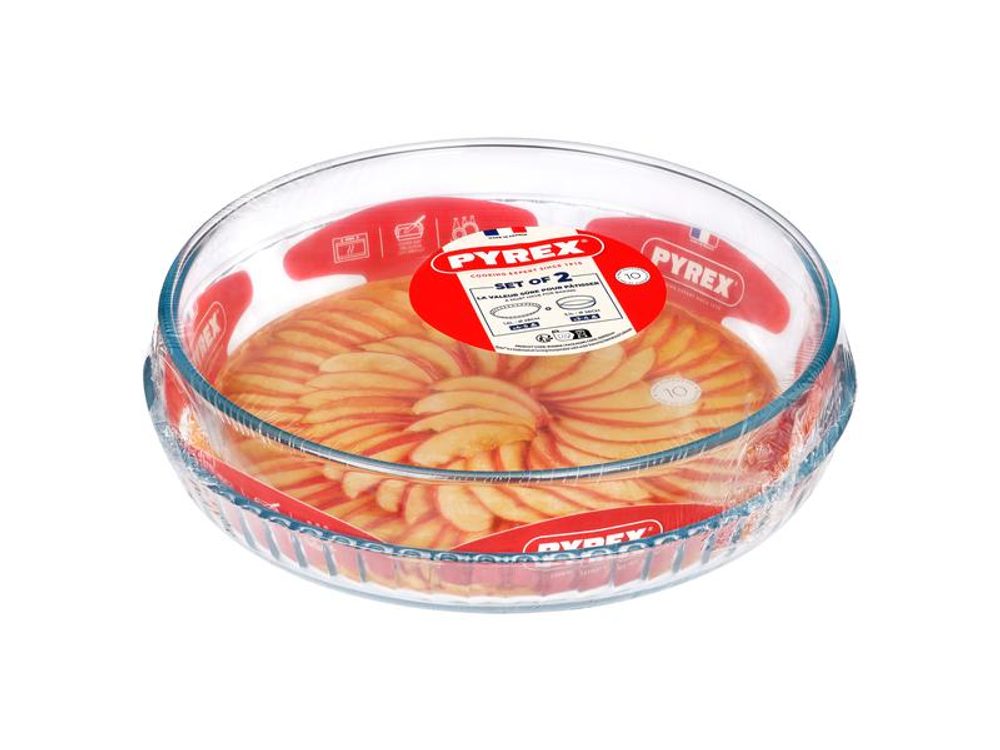 Pyrex SADA FOREM NA KOLÁČ PYREX 2KS, ?26CM, 28CM_hamashop