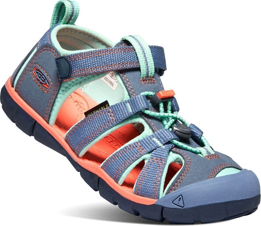 Levně Sandály KEEN SEACAMP II CNX K flint stone/ocean wave