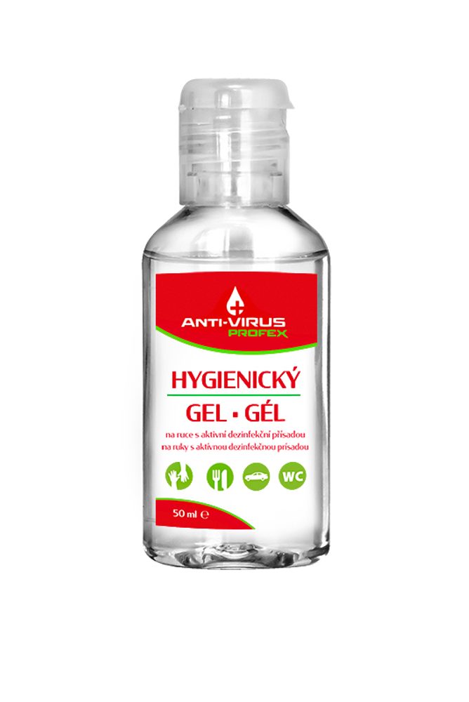 Levně PROFEX Anti-VIRUS hygienický gel na ruce 50 ml