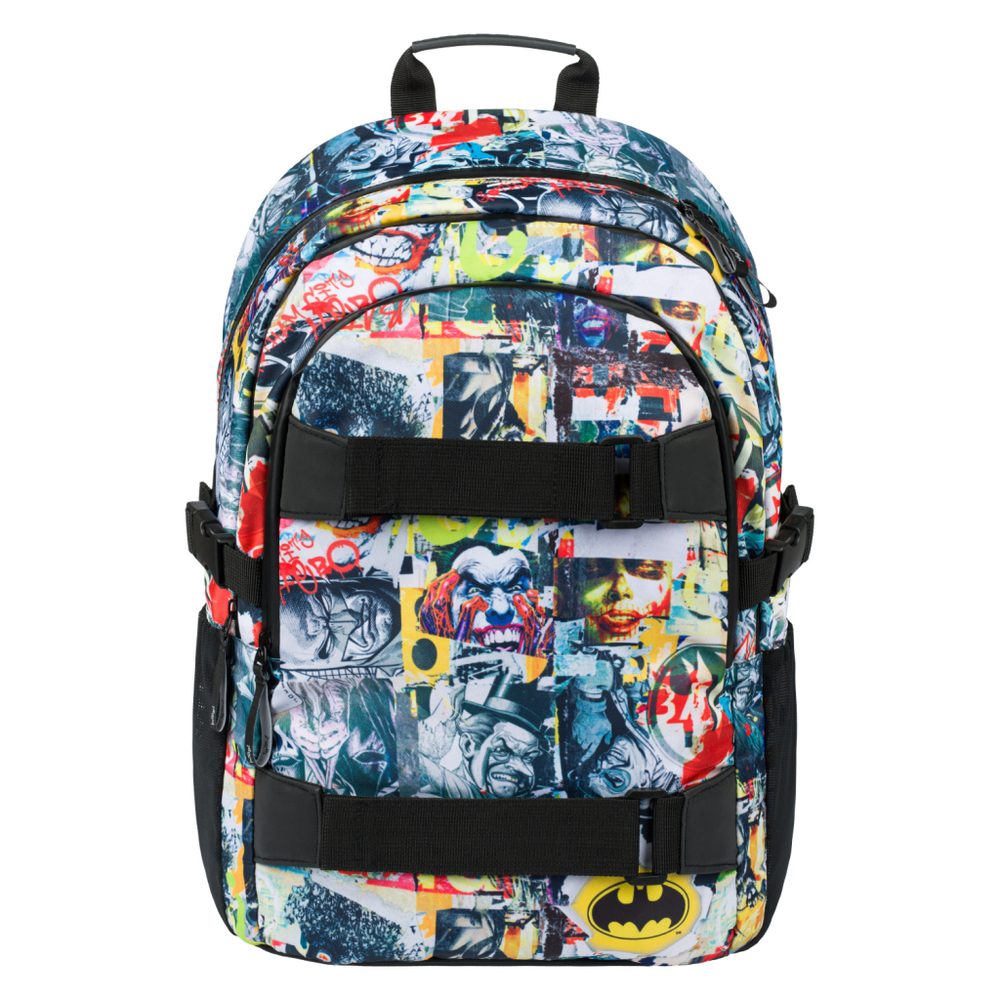 Levně BAAGL Školní batoh Skate Batman Komiks Baagl