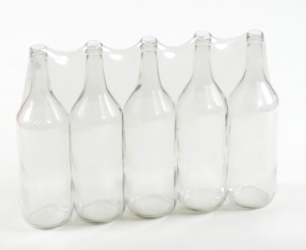 láhev 1,0l LIEH-5ks,(SPIRIT), šroubení, sklo