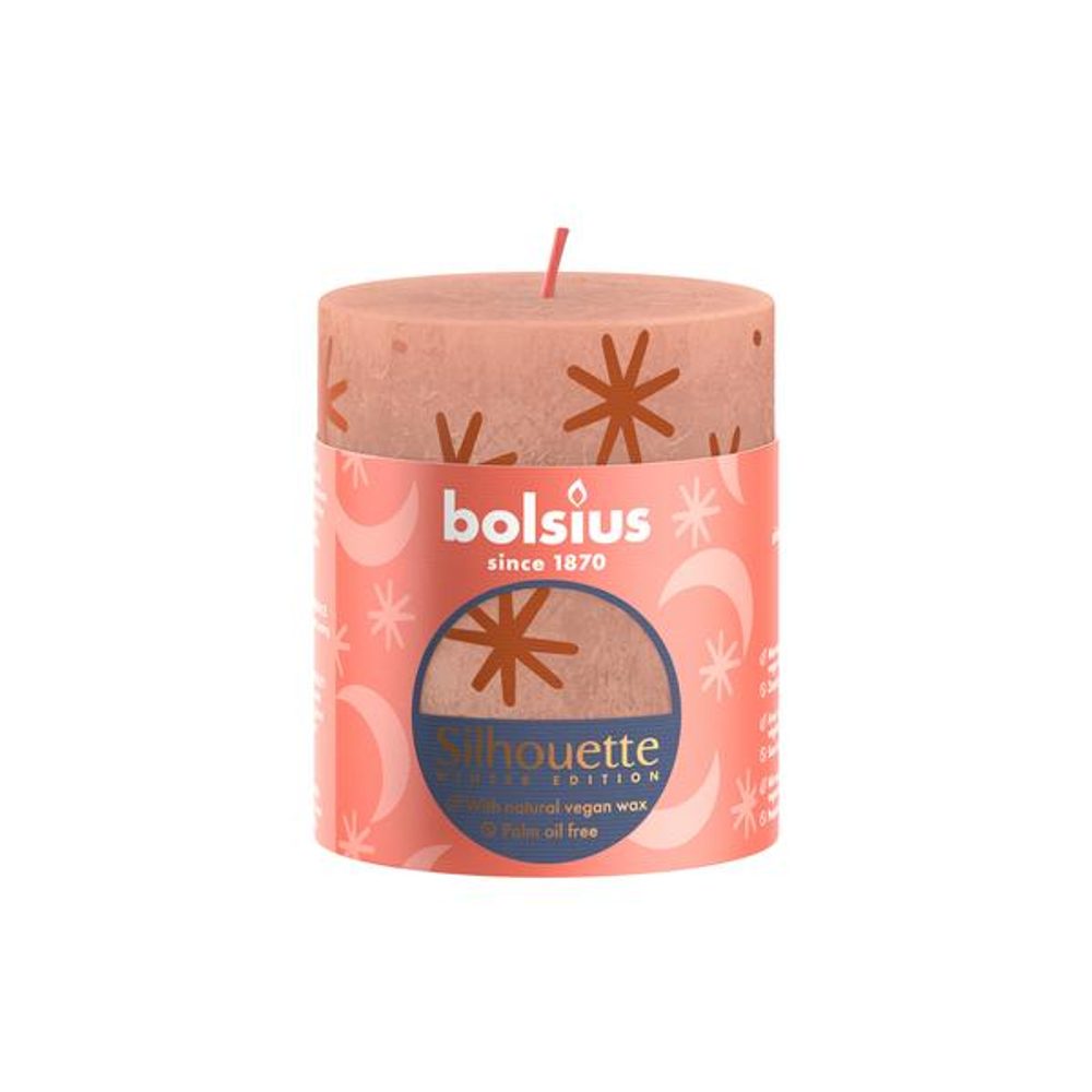 Bolsius SVÍČKA RUSTIK 80/68 KRÉMOVÝ KARAMEL_hamashop