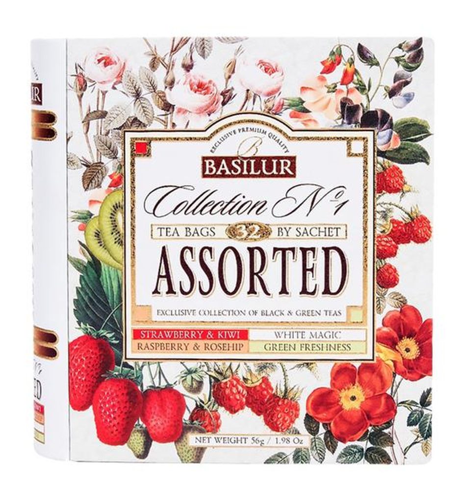 Basilur ČAJ AROMATIZOVANÝ 32 SÁČKŮ/56G - DÁRKOVÁ KNIHA_hamashop