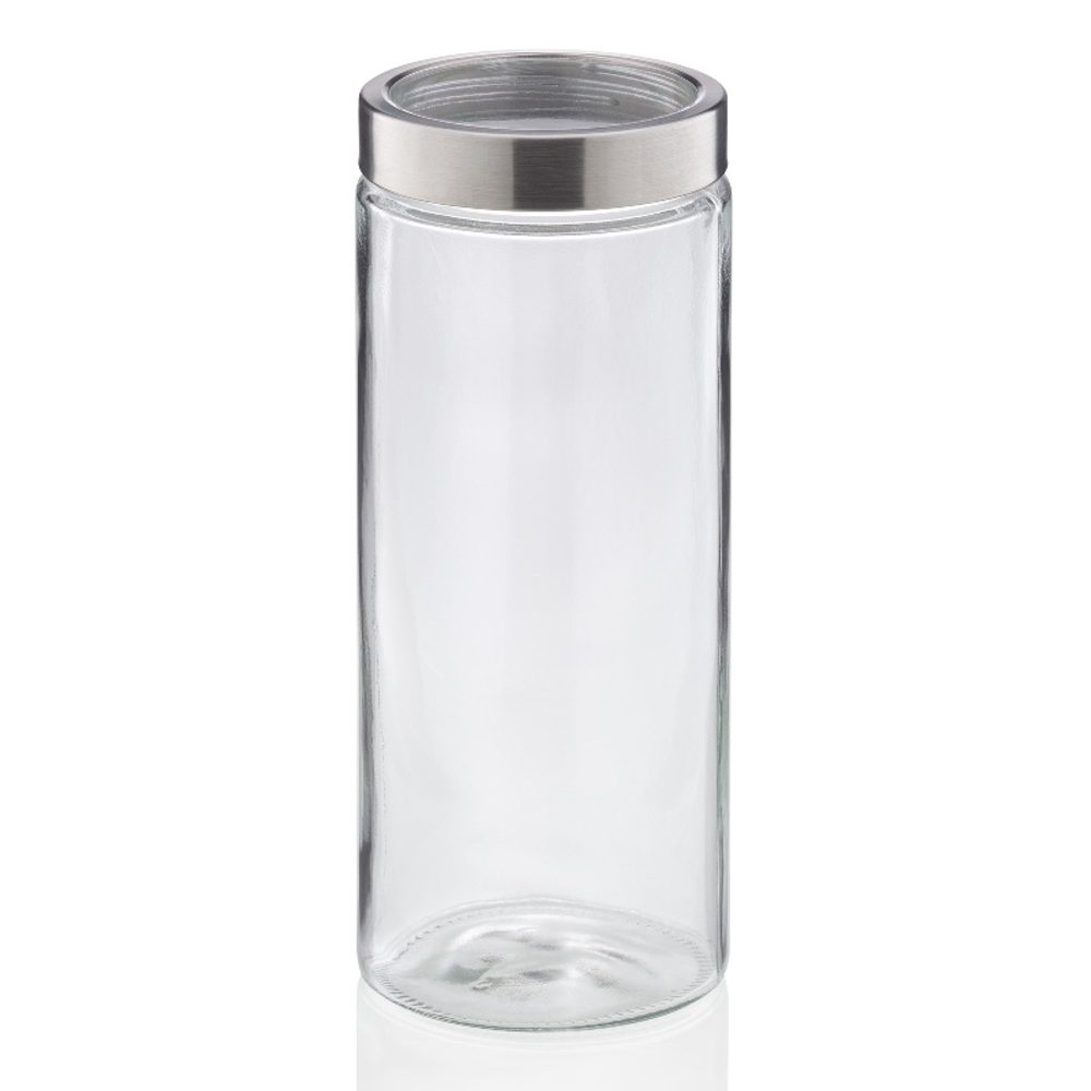 KELA Dóza na potraviny Kara sklo transparentní 27,0cm 11,0cm 2,1l KL-15297