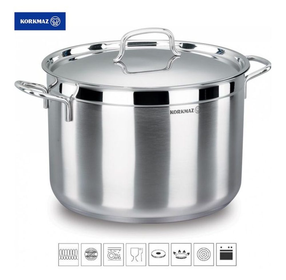 Levně hrnec d28+PO ALFA,11,0l, v.18cm, indukce, NR - II. jakost