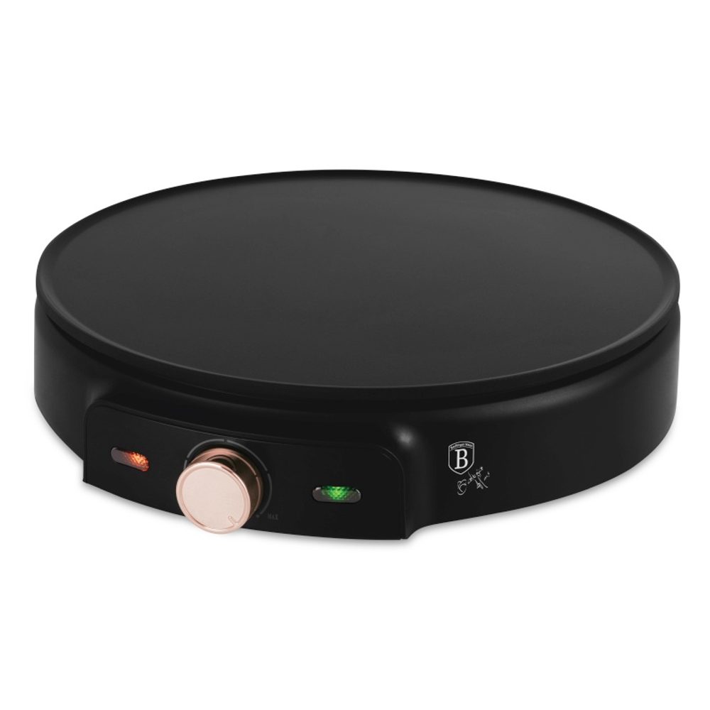 BERLINGERHAUS Pánev na palačinky elektrická 1500 W, Black Rose Collection BH-9712