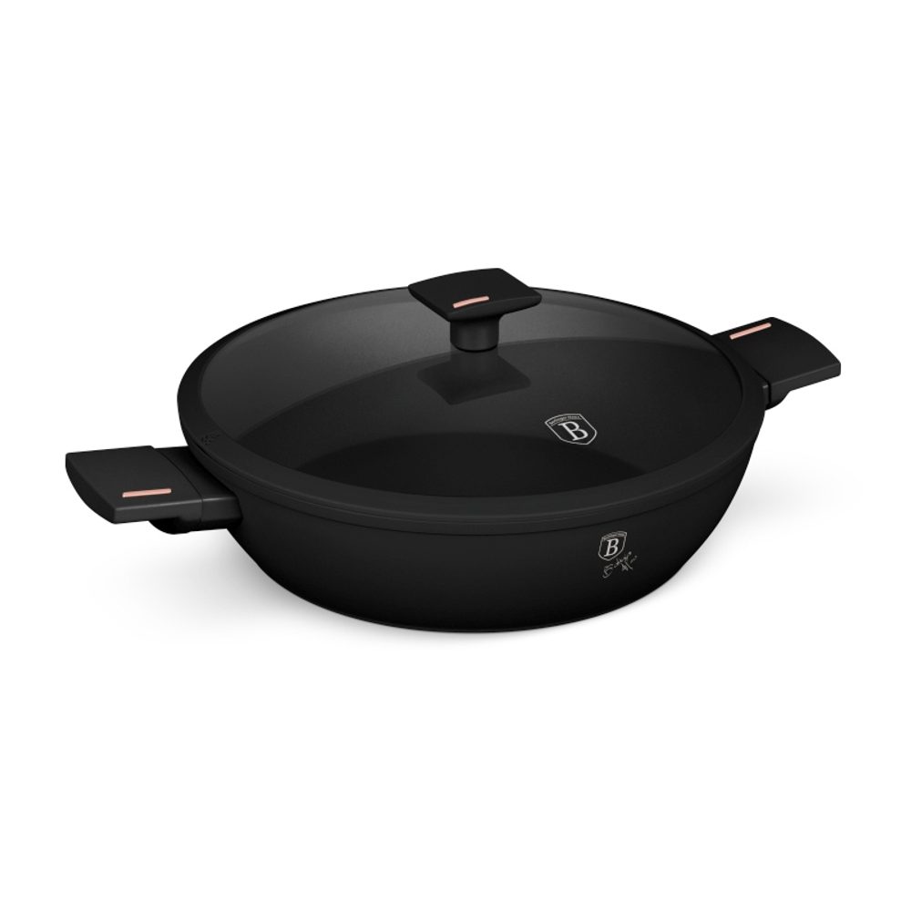BERLINGERHAUS Kastrol s titanovým povrchem a poklicí 30 cm Monaco Collection BH-8278