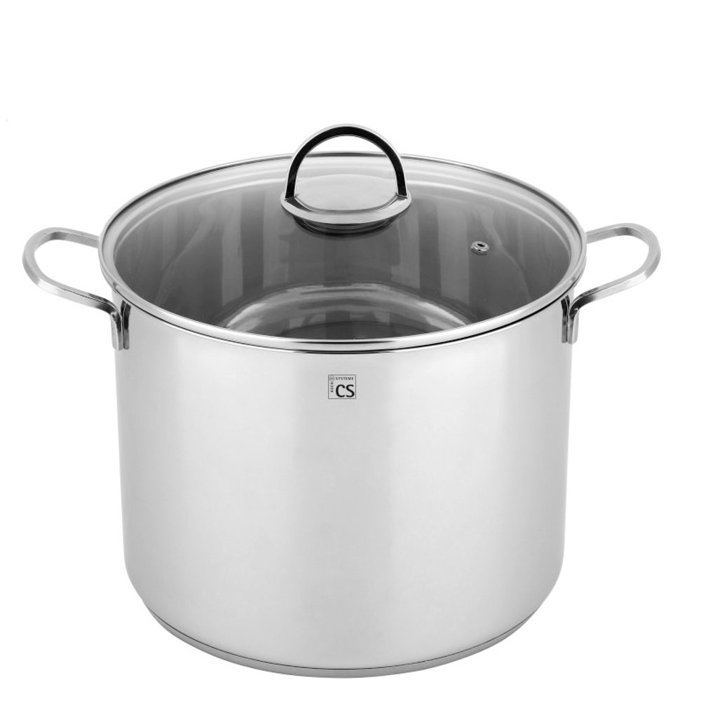 CS SOLINGEN Hrnec s poklicí nerez 40 cm / 50 l TRIER CS-093198
