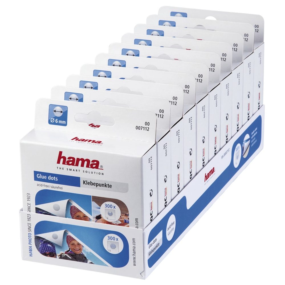 Levně Hama lepící body, 6 mm, 300 ks, permanentní