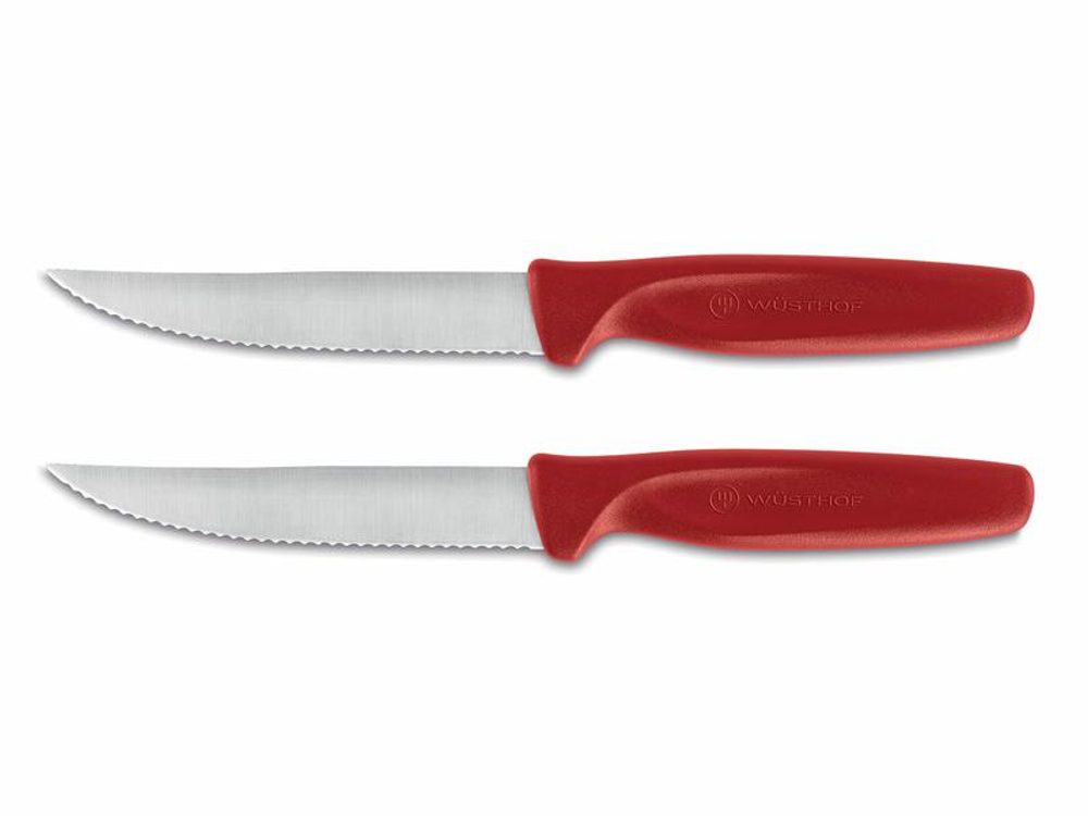 Wüsthof SADA NOŽŮ WÜSTHOF NA PIZZU-/STEAK,2KS,ČERVENÁ_hamashop