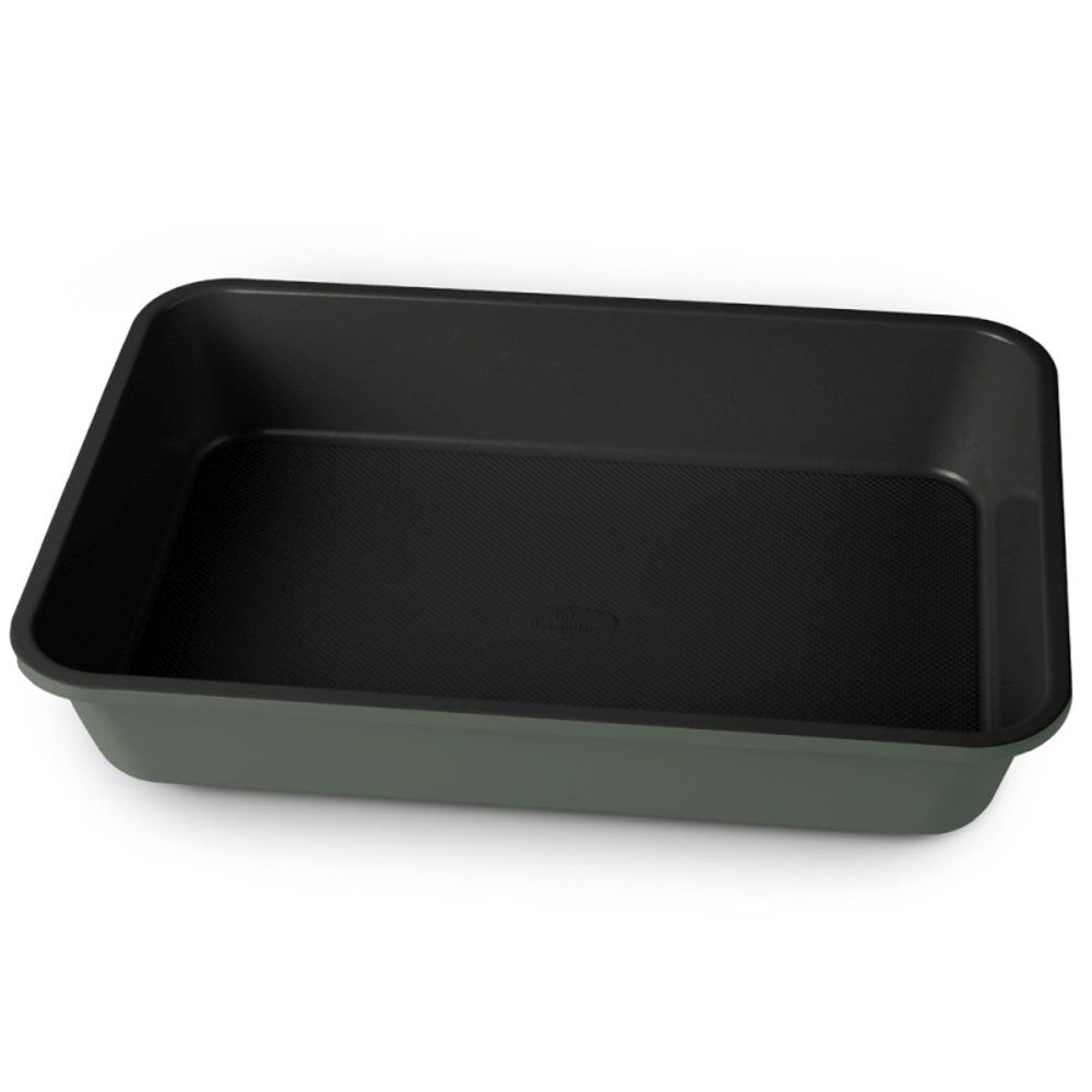 BERLINGERHAUS Plech na pečení hluboký s titanovým povrchem 40 x 28 cm Matte Green Collection BH-7902