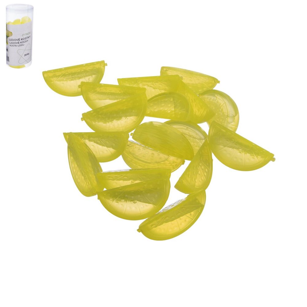 Forma na led - ledové kostky citron