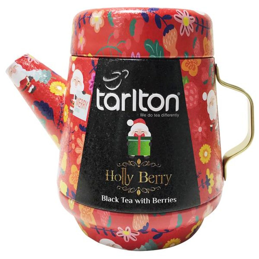 Basilur TARLTON TEA POT HOLLY BERRY BLACK TEA PLECH 100G_hamashop