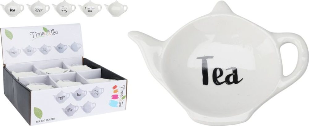 podčajník 1ks KONVIČKA bilá, x cm, mix druhů, porcelán