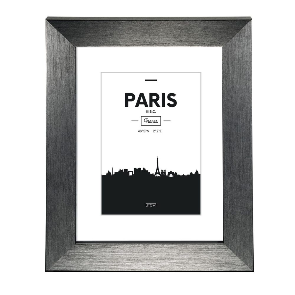 Levně Hama rámeček plastový PARIS, šedá, 15x20 cm