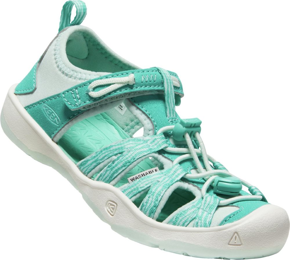 Levně Sandály KEEN MOXIE SANDAL CHILDREN waterfall/blue glass