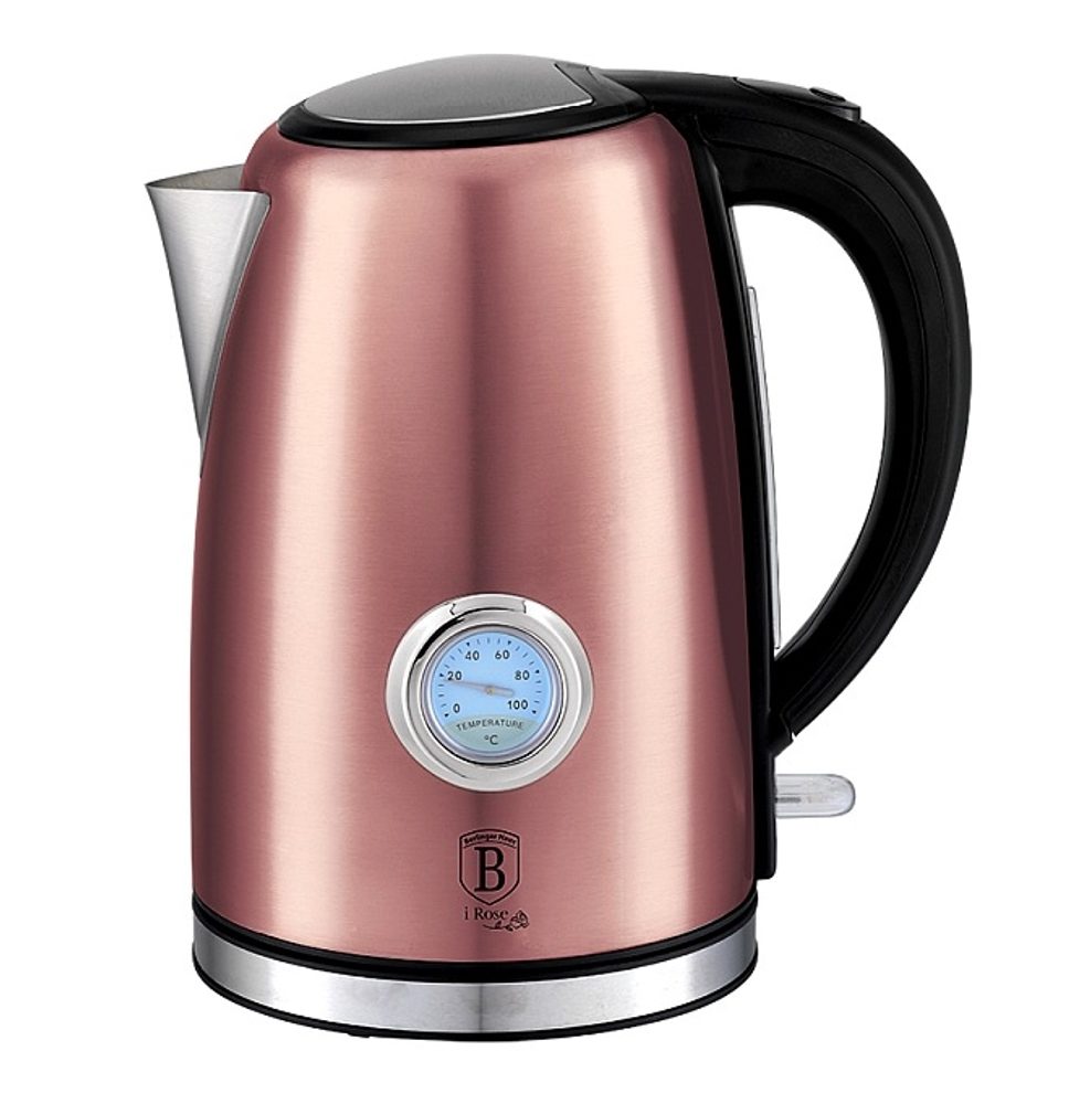 BERLINGERHAUS Rychlovarná konvice 1,7 l s teploměrem I-Rose Edition BH-9070