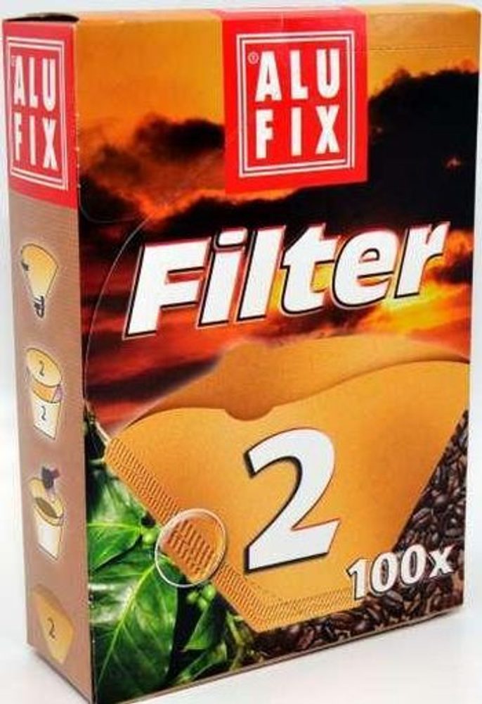 filtry 2/100ks na kávu, papír