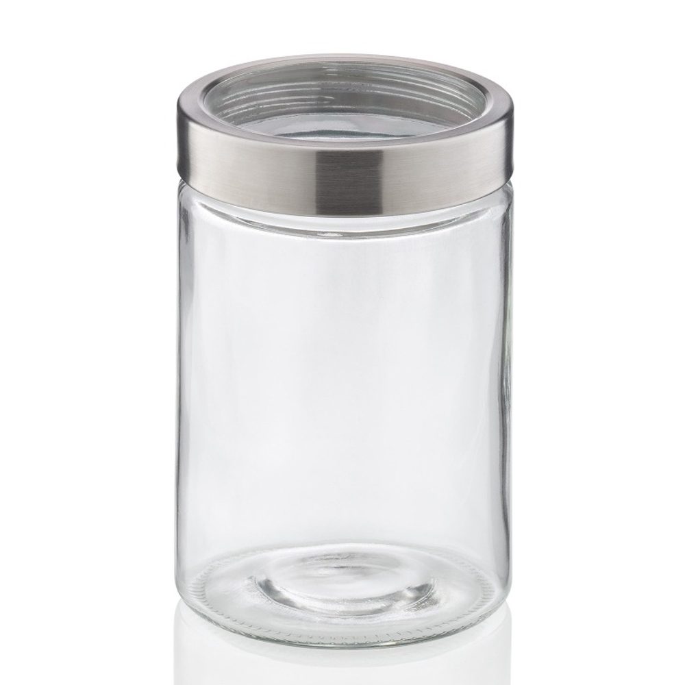 KELA Dóza na potraviny Kara sklo transparentní 17,0cm 11,0cm 1,2l KL-15295