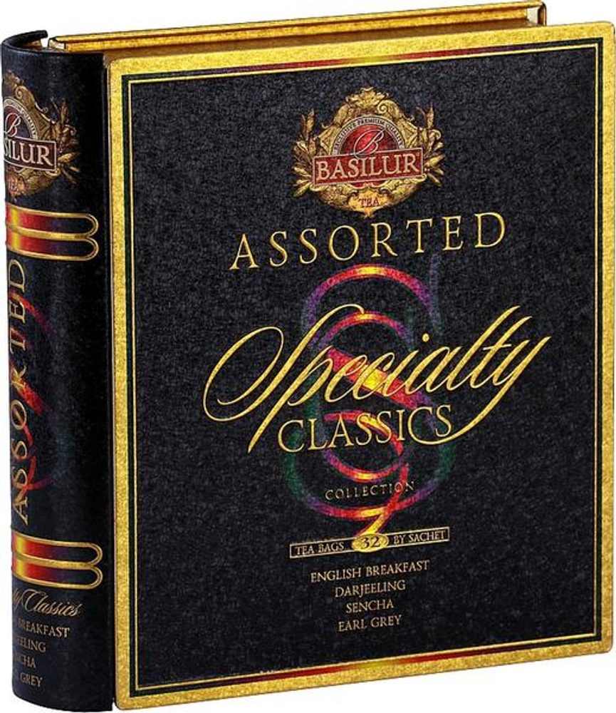 Basilur ČAJ BASILUR BOOK ASS SPECIALTY PLECH 32 SÁČKŮ_hamashop