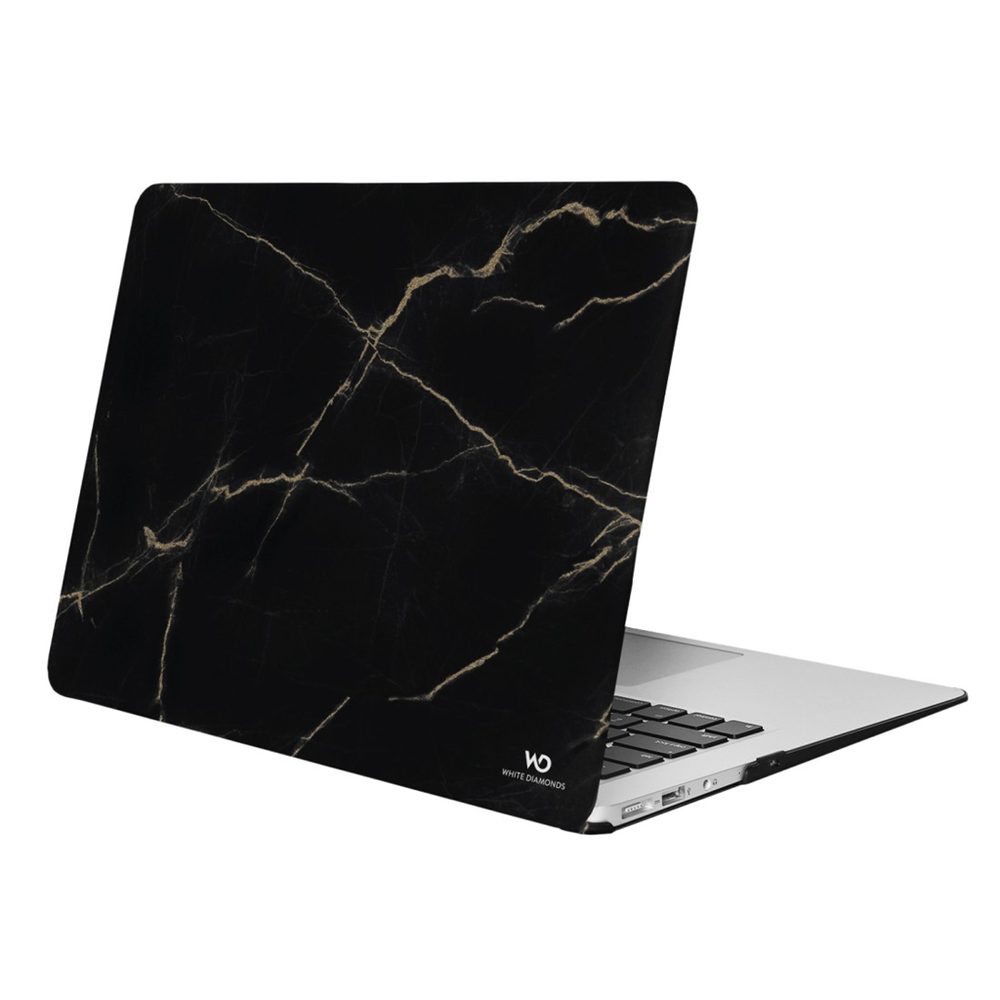 Levně White Diamonds Protective Marble, kryt pro MacBook Air 13" (2018), mramor černý/zlatý
