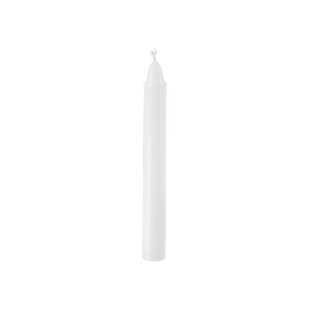 Svíčka andělské zvonění 20 ks 10,5 cm bílá