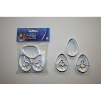 vykr. 0780 Vajíčko+vajíčka střed, sada-3ks