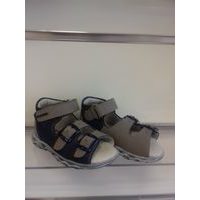 BOOTS4U letní boty T213-modrá/šedá