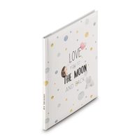 Deník miminka TO THE MOON 22x29 cm, 46 stran (v němčině)