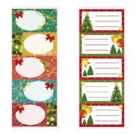 TORO SADA 5 SAMOLEPKY NA DÁRKY, VANOČNÍ, 8 ASSORT_hamashop