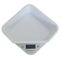 váha 5kg kuch.dig., rohová, miska, plast/sklo