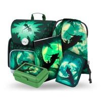 BAAGL SET 5 Ergo Drak: aktovka, penál, sáček, desky, box