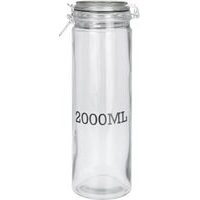 dóza 2,00l d10x32cm, 2000ML, patentní, sklo