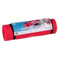 UMBRO Podložka na jógu a fitness s popruhem červená ED-226927