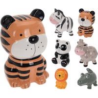 pokladnička ZVÍŘÁTKA, keramika, otvír.