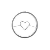Vykrajovačka kolečko se srdcem