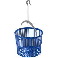 heidrun KOŠÍK NA KOLÍČKY NA PRÁDLO S HÁČKEM 19X19CM_hamashop
