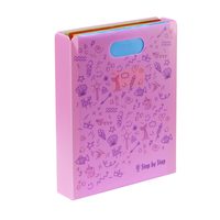 Školní aktovka Step by Step BASIS, Pink Bubbles - 4 dílný set, AGR certifikát