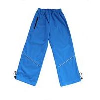 Dětské letní softshellové nepromokavé kalhoty modrá