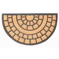 TORO Rohožka půlkruh kokos a guma, 40 x 70 cm_hamashop