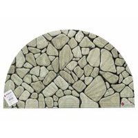 rohož 75x45cm PŮLKRUH KAMENY šedé, KR-602-9