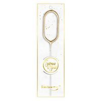 Nezařazeno PRSKAVKA ČÍSLO 0, 16,5 CM, ZLATÁ_hamashop