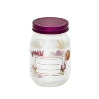 TORO SKLENICE ZAVAŘOVACÍ S VÍČKEM LEVANDULE 500ML_hamashop