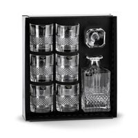 karafa 0,85l+sklen. 340ml, 6ks, ELEGANTE, BOHEMIA PR., whisky, DB