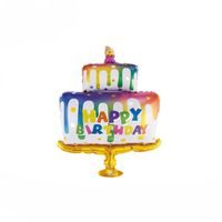TORO BALÓNEK NAROZENINOVÝ DORT 55X83,5CM FÓLIE_hamashop