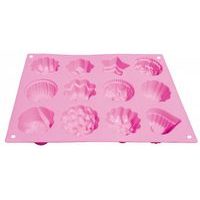 forma 25x17x3cm KOLÁČ 12 tvarů, silikon